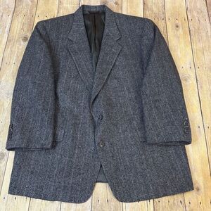 Hart Schaffner Marx Herringbone Tweed Blazer Sport Coat 42S